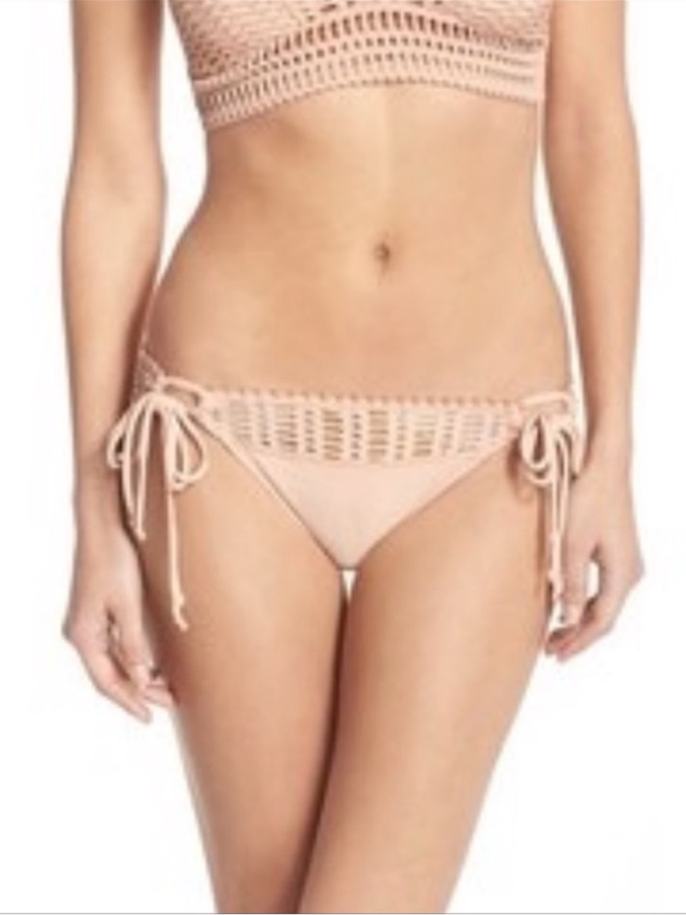 NWT Robin Piccone Sophie Crochet Hipster Bikini Bottoms